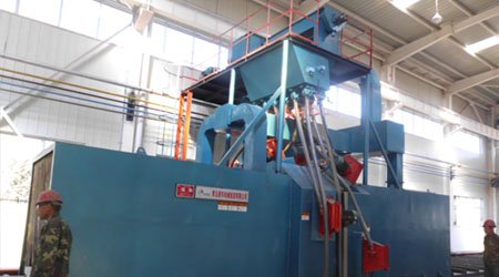 通過式拋丸機清理原理與工藝