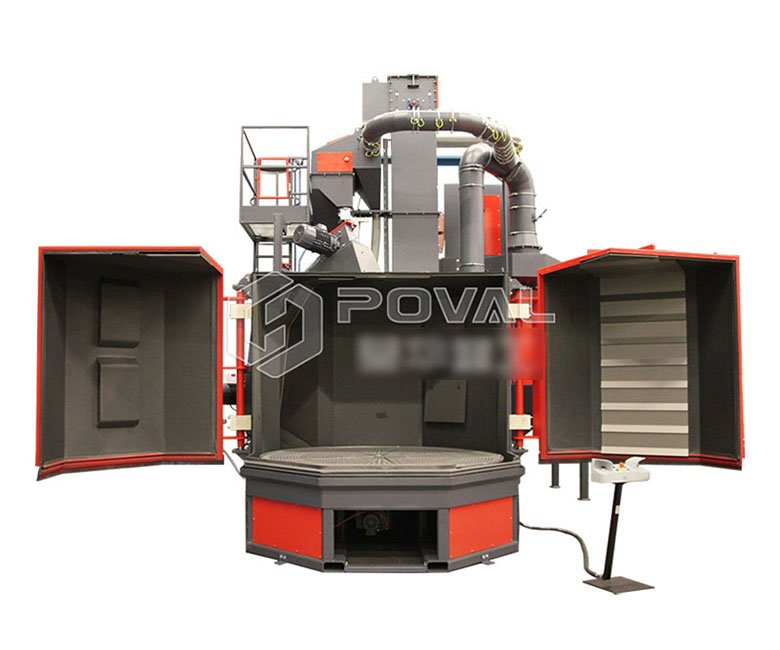 轉(zhuǎn)臺式強化、拋丸清理機