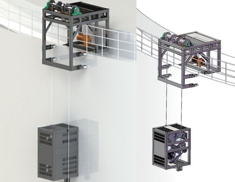 垂直移動式拋丸機